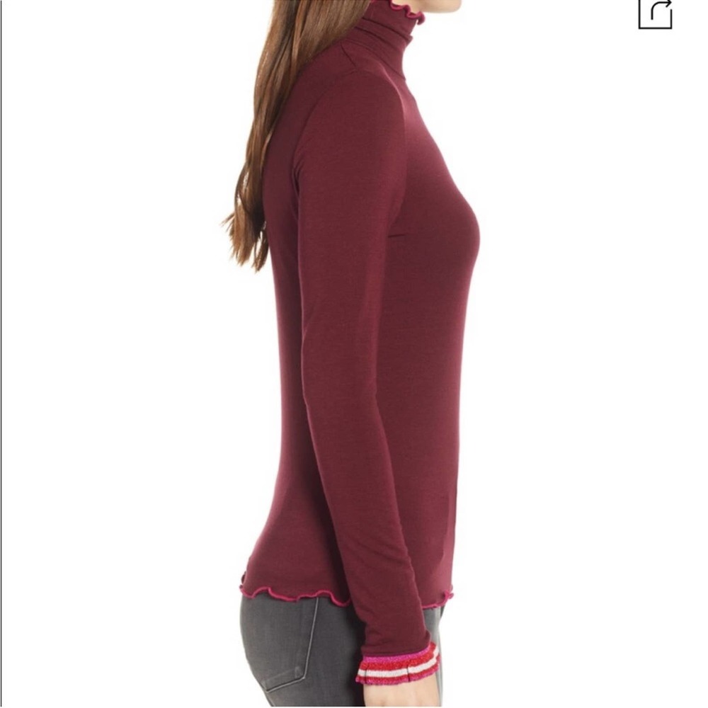 SPLENDID X Margherita Dolce Vita Ruffle Turtleneck - Picture 6 of 12